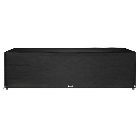 ComfortXL - Bâche de Protection Rectangulaire PE Imperméable Anti-UV pour Table de Jardin et Fauteuils Noir 300x200x75cm – ComfortXL Outdoor Living - Image 3