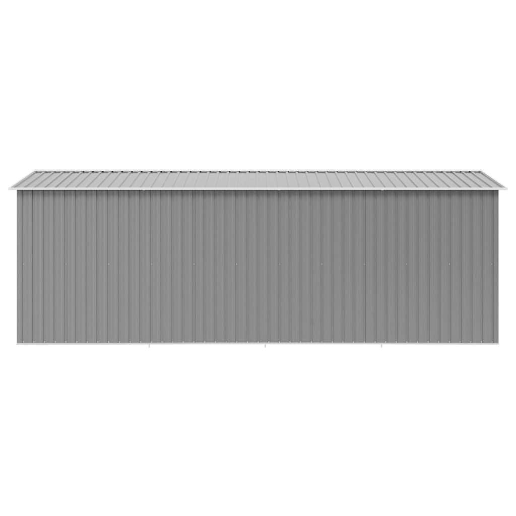 Vidaxl - Abri de jardin 257x489x181 cm Métal Gris 12.6m² vidaXL 143349 - Image 8