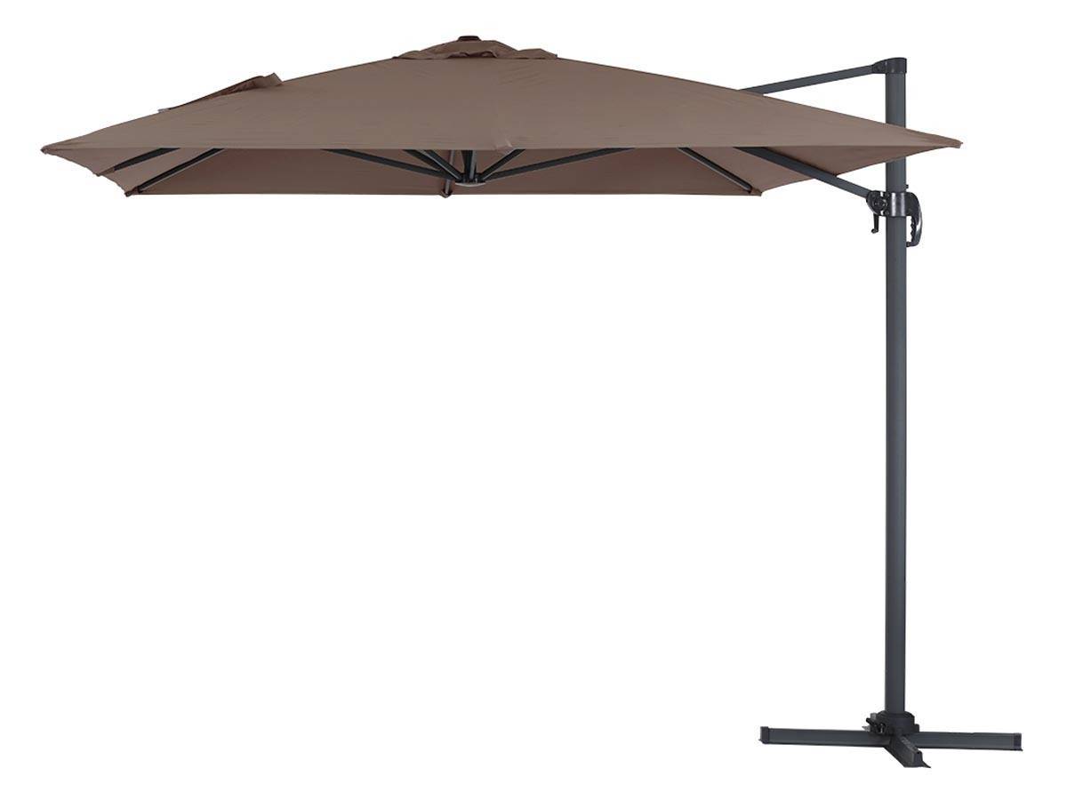 Habitat Et Jardin - Parasol De Jardin Déporté En Aluminium "sun 4" - 3 X 4 M - Taupe -habitat Et Jardin - Imagen 1