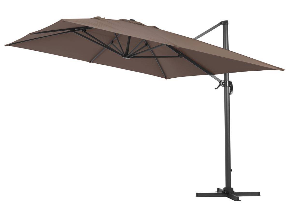 Habitat Et Jardin - Parasol De Jardin Déporté En Aluminium "sun 4" - 3 X 4 M - Taupe -habitat Et Jardin - Imagen 2