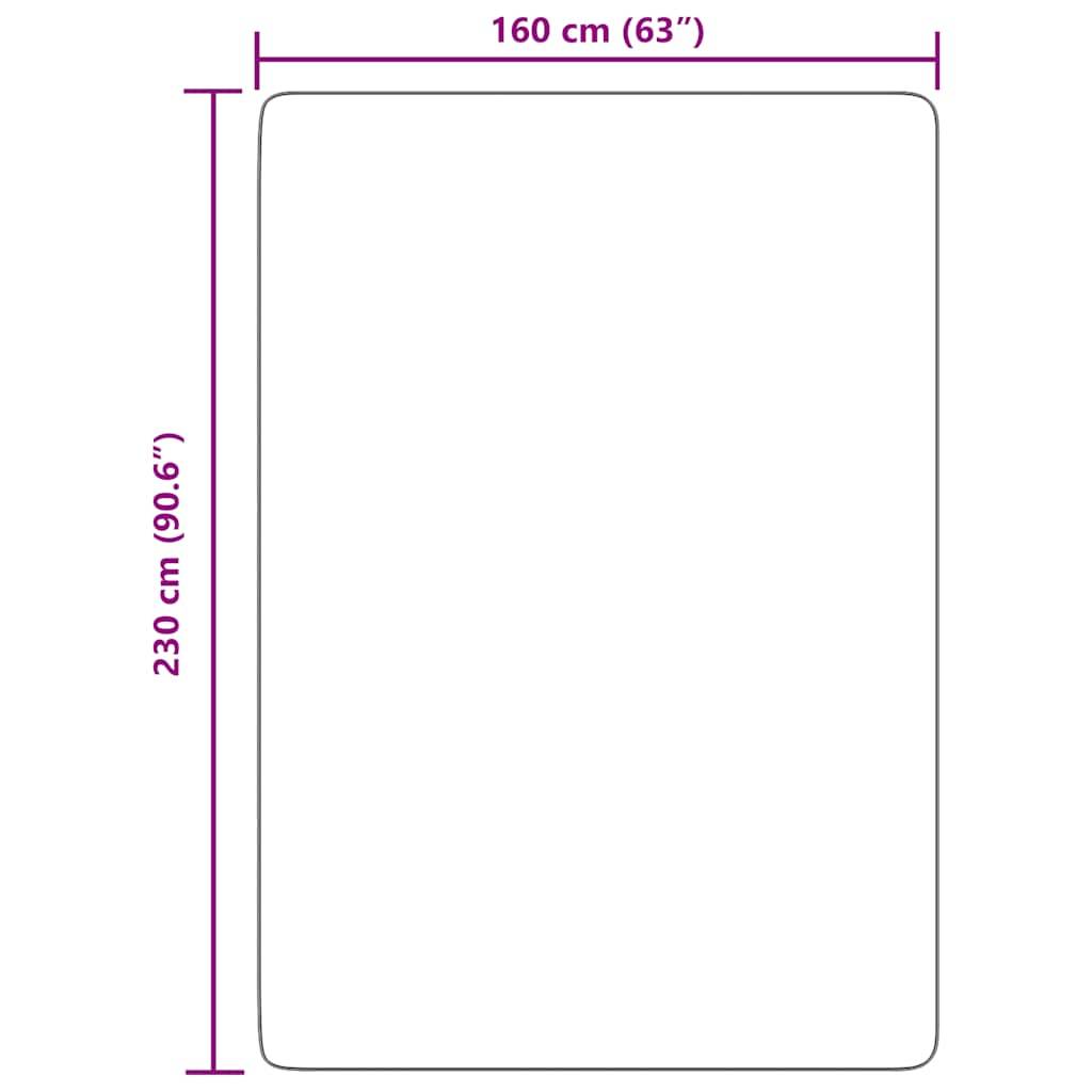 Tapis à Poils Longs en Polyester Confortable pour Décoration Intérieur Bleu Marine 160x230 cm – ComfortXL Outdoor Living - Image 10