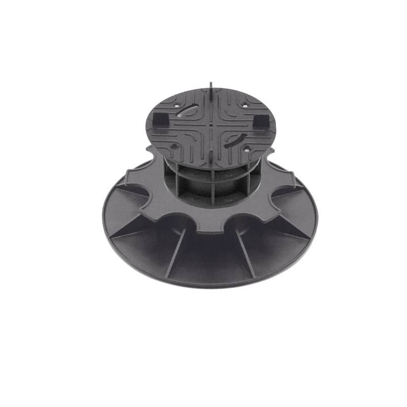Jardinex - Plot terrasse dalle réglable 11 - 14 cm - Noir  - Jardinex - Imagen 1