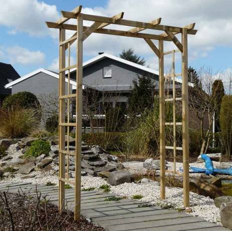 Pergola rose droit - 2.13 m - Image 2