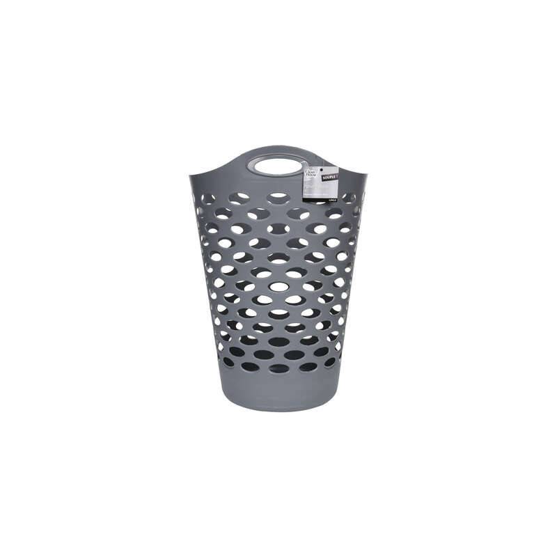 Corbeille à linges flexible 60L - Gris - H 66 cm - Image 2
