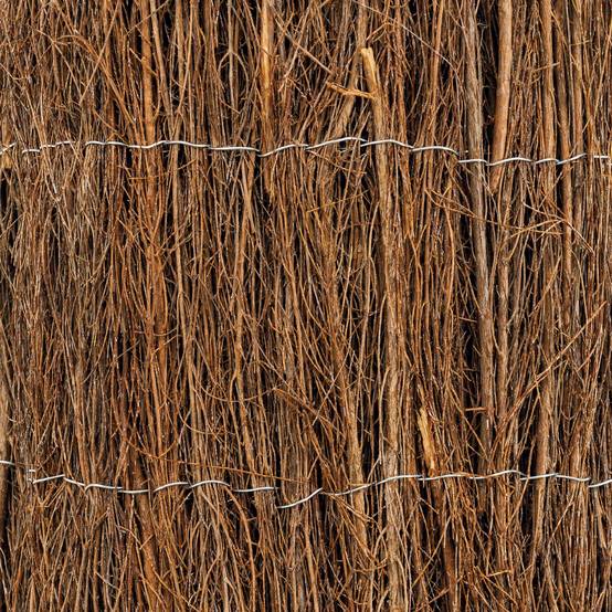 Windhager - Brise-vue en brande de bruyère en rouleau 1,5 x 3 mètres