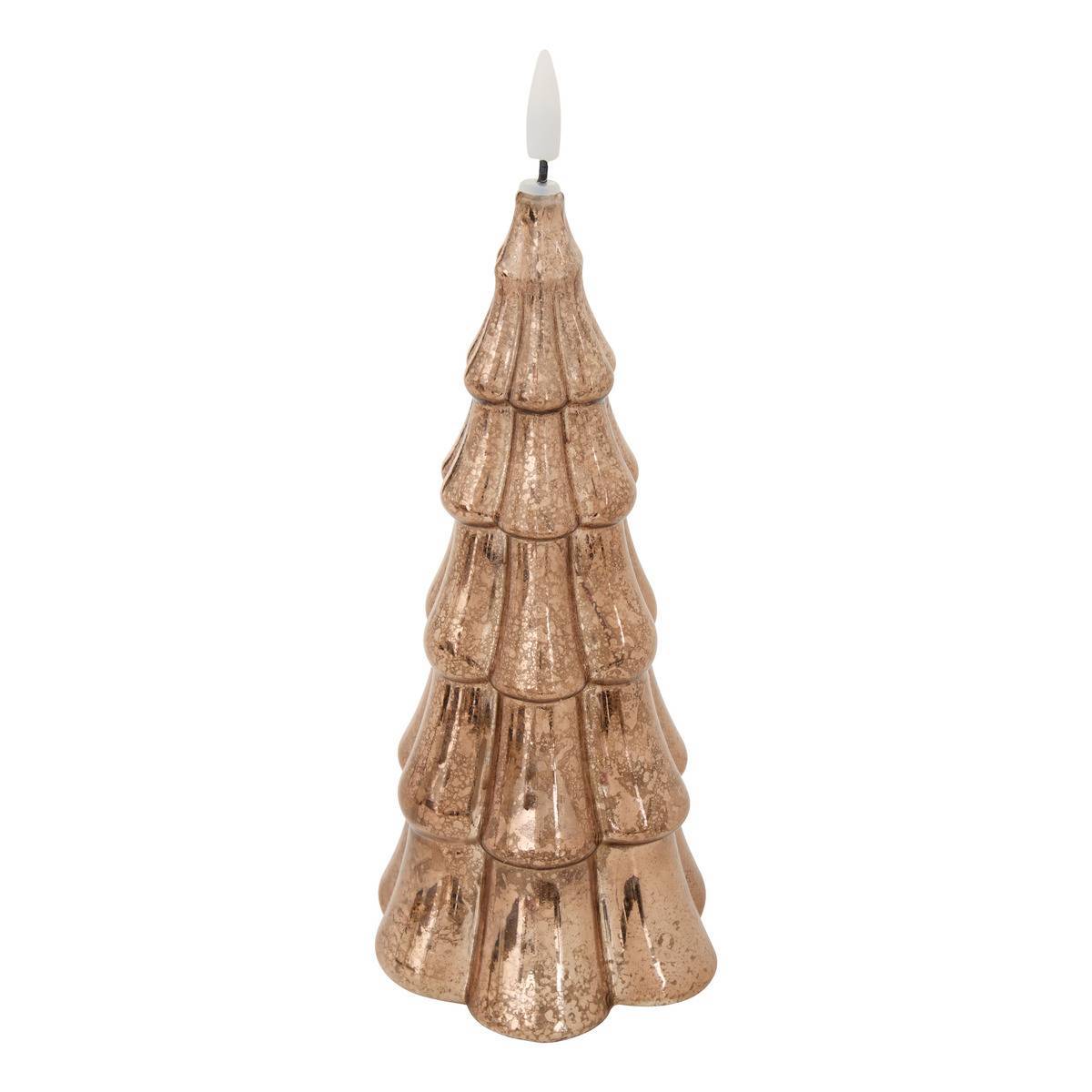 Feeric Christmas - Bougie LED en verre sapin H. 23 cm - Feeric Lights & Christmas - Image 2
