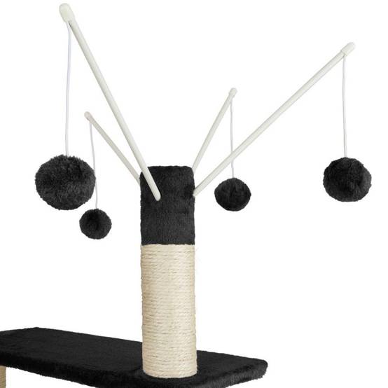 Helloshop26 - Arbre à chat 165 cm noir - Image 7