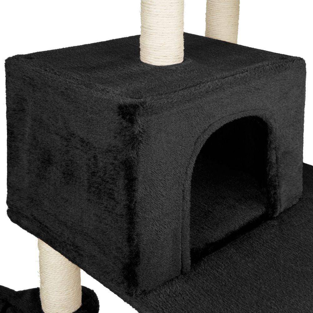 Helloshop26 - Arbre à chat 165 cm noir - Image 8