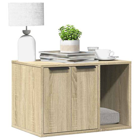 Chatiere bois marron 60 x 40 x 40 cm - Prolenta premium p333.9 - Image 2