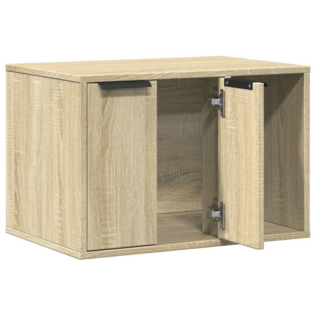 Chatiere bois marron  60 x 40 x 40 cm  - Prolenta premium p333.9 - Image 4