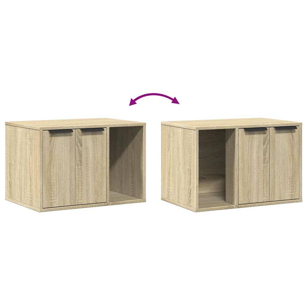 Chatiere bois marron  60 x 40 x 40 cm  - Prolenta premium p333.9 - Image 8