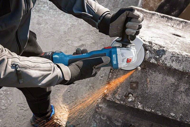 Bosch Professional - Meuleuse GWS 18 V-7 + 2 batteries 4Ah + chargeur + coffret L-BOXX - BOSCH - 06019H9005 - Imagen 5