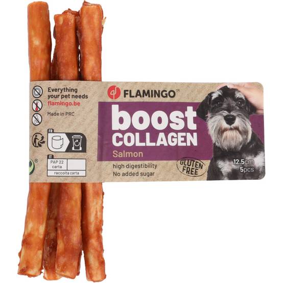 Flamingo - Friandises Boost Bâton avec Saumon & Collagène 35 g pour chien - Image 2