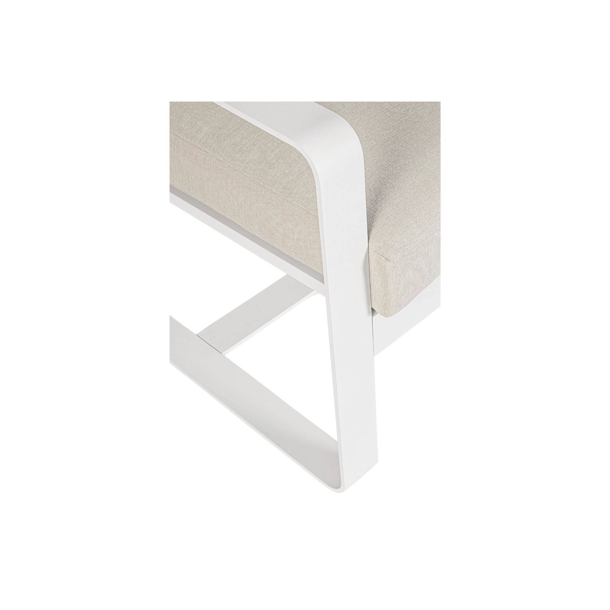 Autre - Fauteuil de jardin en aluminium et tissu (lot de 2) - ETRETAT - Imagen 7