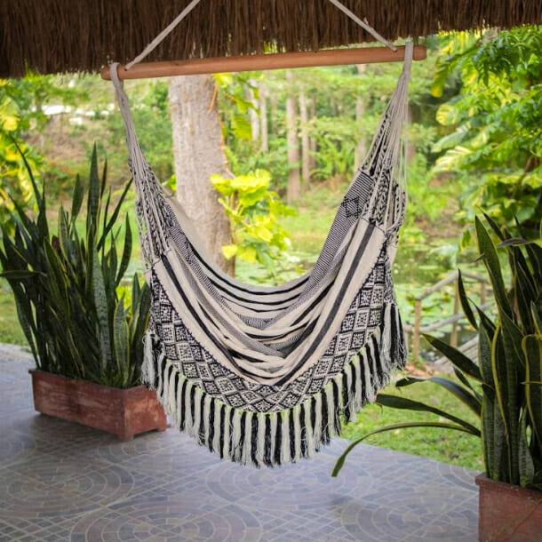 Hamac Del Sol - Hamac Chaise Tumaco XL Blanc- Hamac del Sol - Image 2
