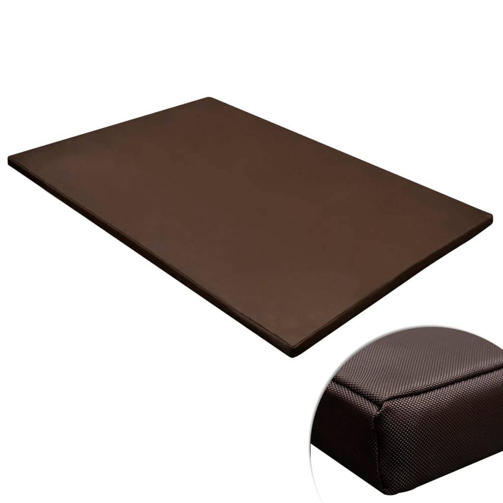 Tapis pour chien polyester Oxford marron 100 x 70 cm - PANGIVO