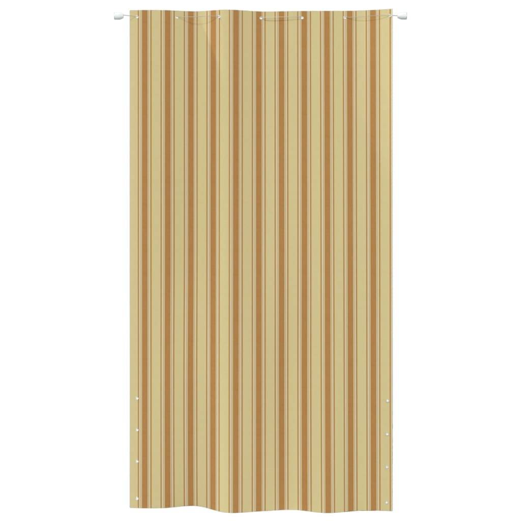 Helloshop26 - Écran de balcon brise pare vue protection confidentialité jaune et orange 140 x 240 cm tissu oxford - Imagen 2
