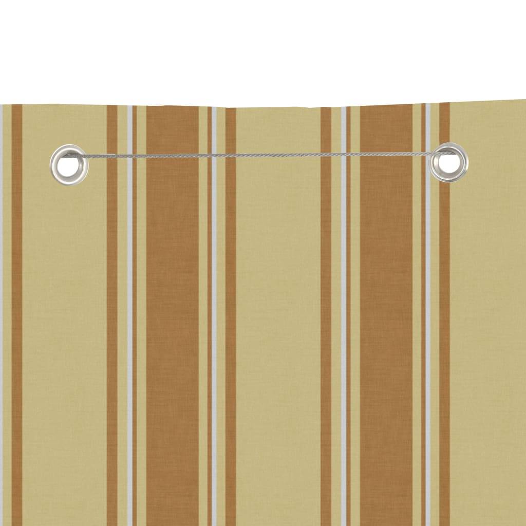 Helloshop26 - Écran de balcon brise pare vue protection confidentialité jaune et orange 140 x 240 cm tissu oxford - Imagen 3