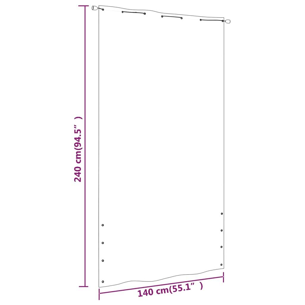 Helloshop26 - Écran de balcon brise pare vue protection confidentialité jaune et orange 140 x 240 cm tissu oxford - Imagen 5