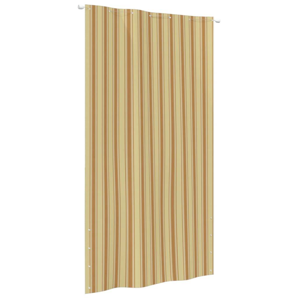 Helloshop26 - Écran de balcon brise pare vue protection confidentialité jaune et orange 140 x 240 cm tissu oxford - Imagen 1