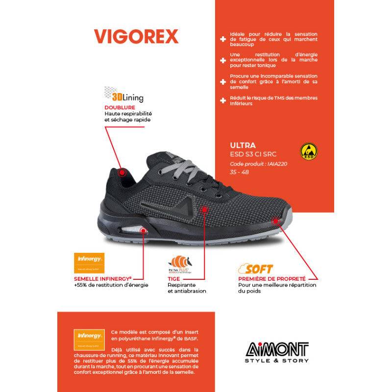 Aimont - Chaussures de sécurité basse ULTRA S3 CI SRC ESD | IAIA220 - Aimont - Imagen 3