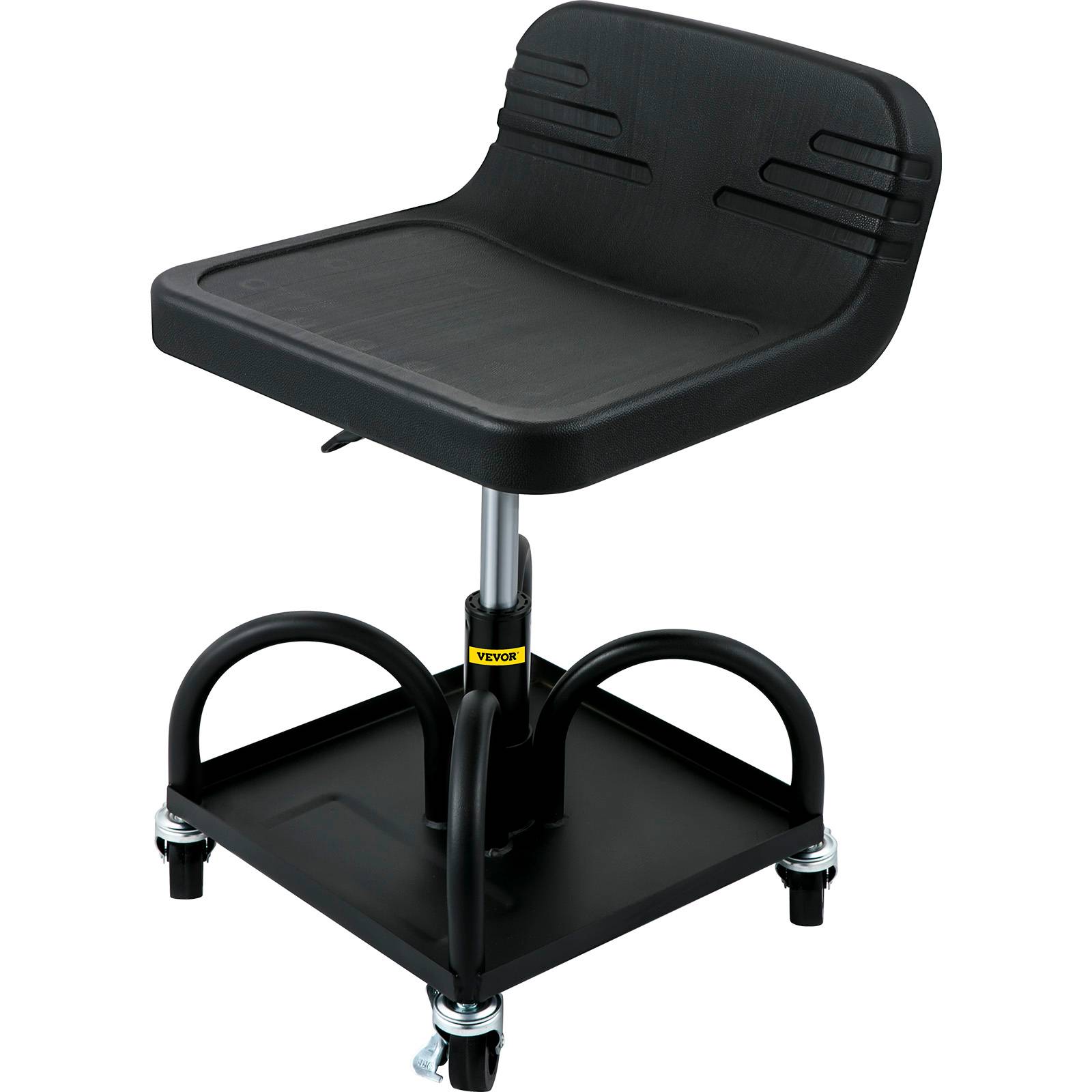 VEVOR Tabouret atelier mobile, charge 135kg, hauteur réglable, plateau. - Image 1