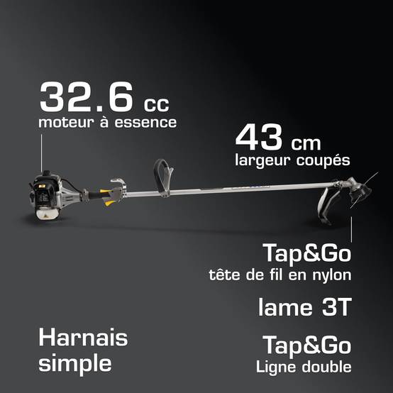 Alpina - Débroussailleuse ABR 32, 32,6 cm³, poignée Loop, tête Tap & Go et lame 3 dents - Alpina - Image 6