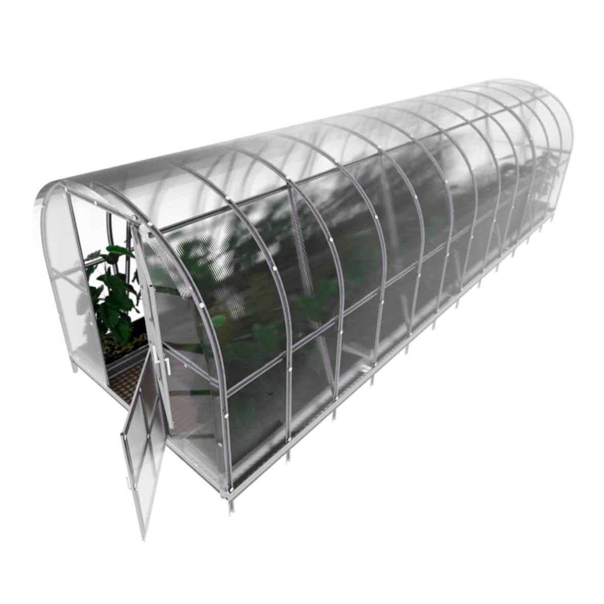 KLASIKA GREENHOUSES - Serre KLASIKA ARCH 3 x 10 m (30 m²), 4 mm avec revêtement en polycarbonate - Image 6