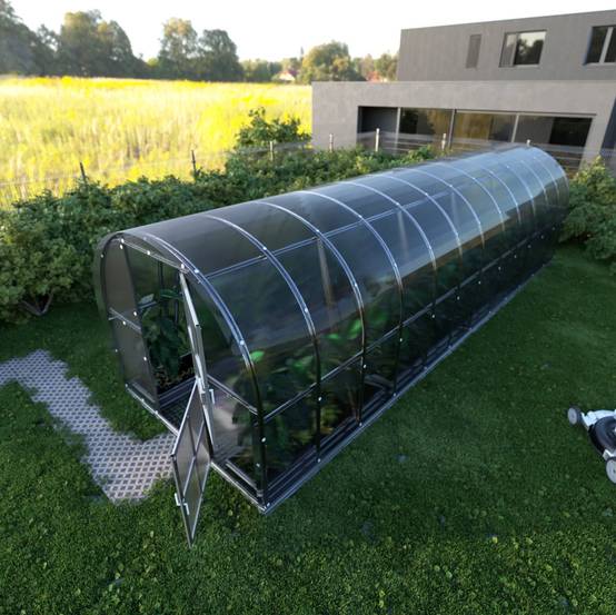 KLASIKA GREENHOUSES - Serre KLASIKA ARCH 3 x 10 m (30 m²), 4 mm avec revêtement en polycarbonate - Image 2