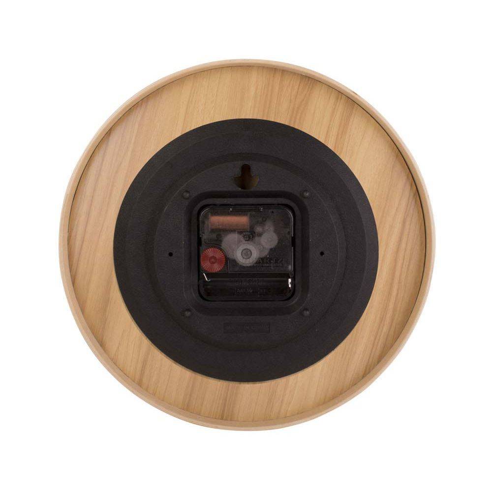 Karlsson - Horloge ronde en bois Pure  22 cm Noir Karlsson - Imagen 3