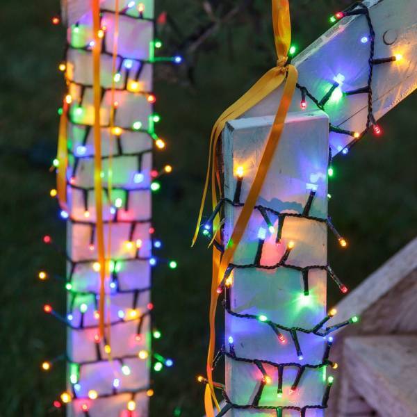 Lotti - Guirlande extérieur BOA 20M 1000 LED multicolores câble vert foncé 8 modes minuteur Lotti - Imagen 3