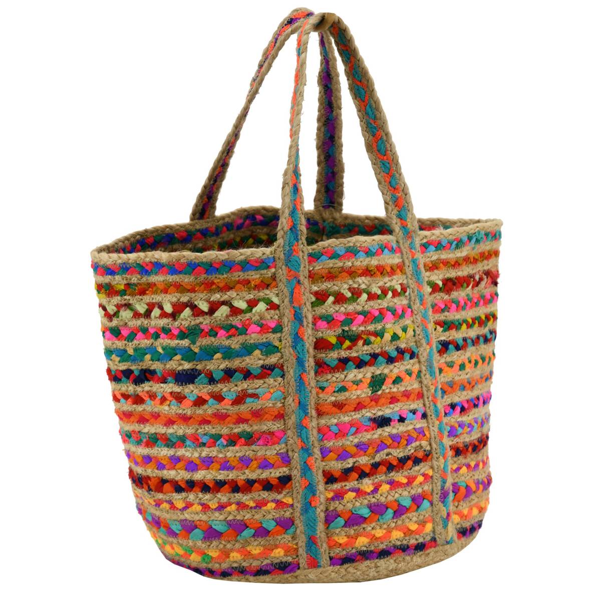 Aubry Gaspard - Sac de plage en jute naturelle et coton