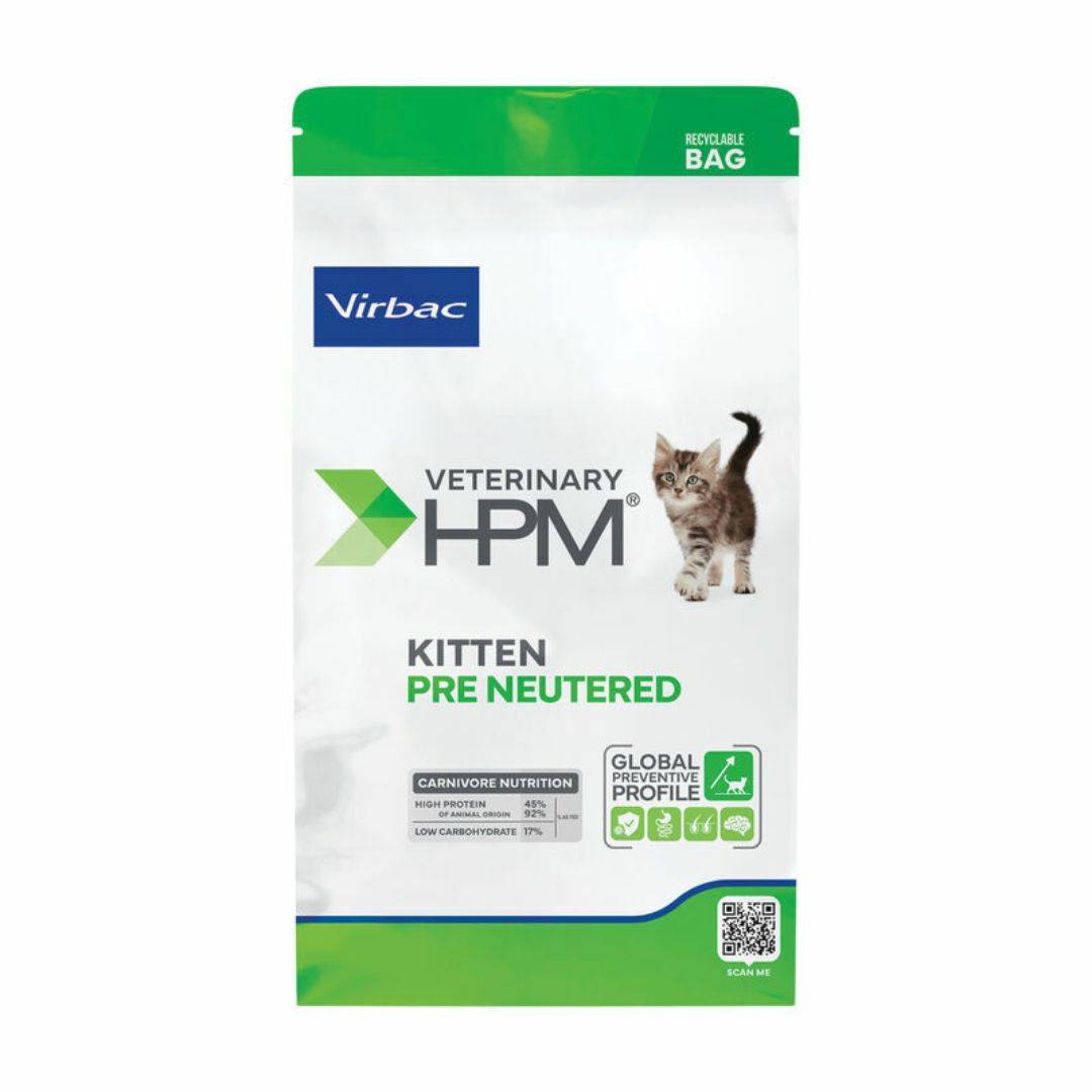 Croquettes Virbac HPM Baby Pre Neutered pour chaton Sac 3 kg - Image 1