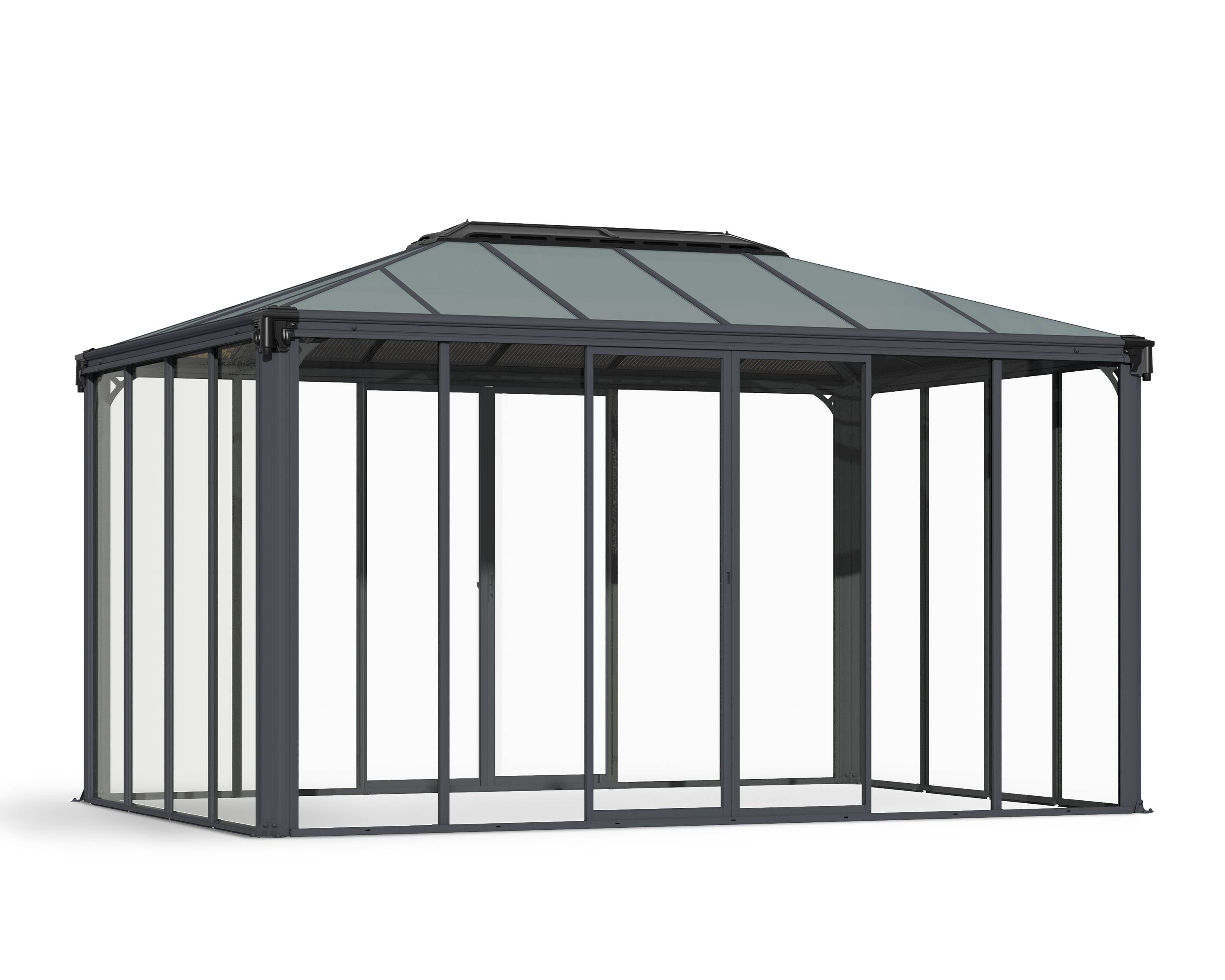Canopia by Palram - Canopia Tonnelle de jardin fermée Ledro 3X4,3 Gris - Imagen 1