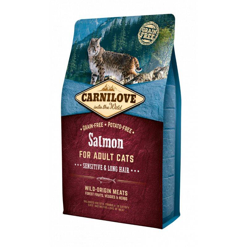 Carnilove - Croquettes chat Adulte Sensitive Saumon - Carnilove 2 kg