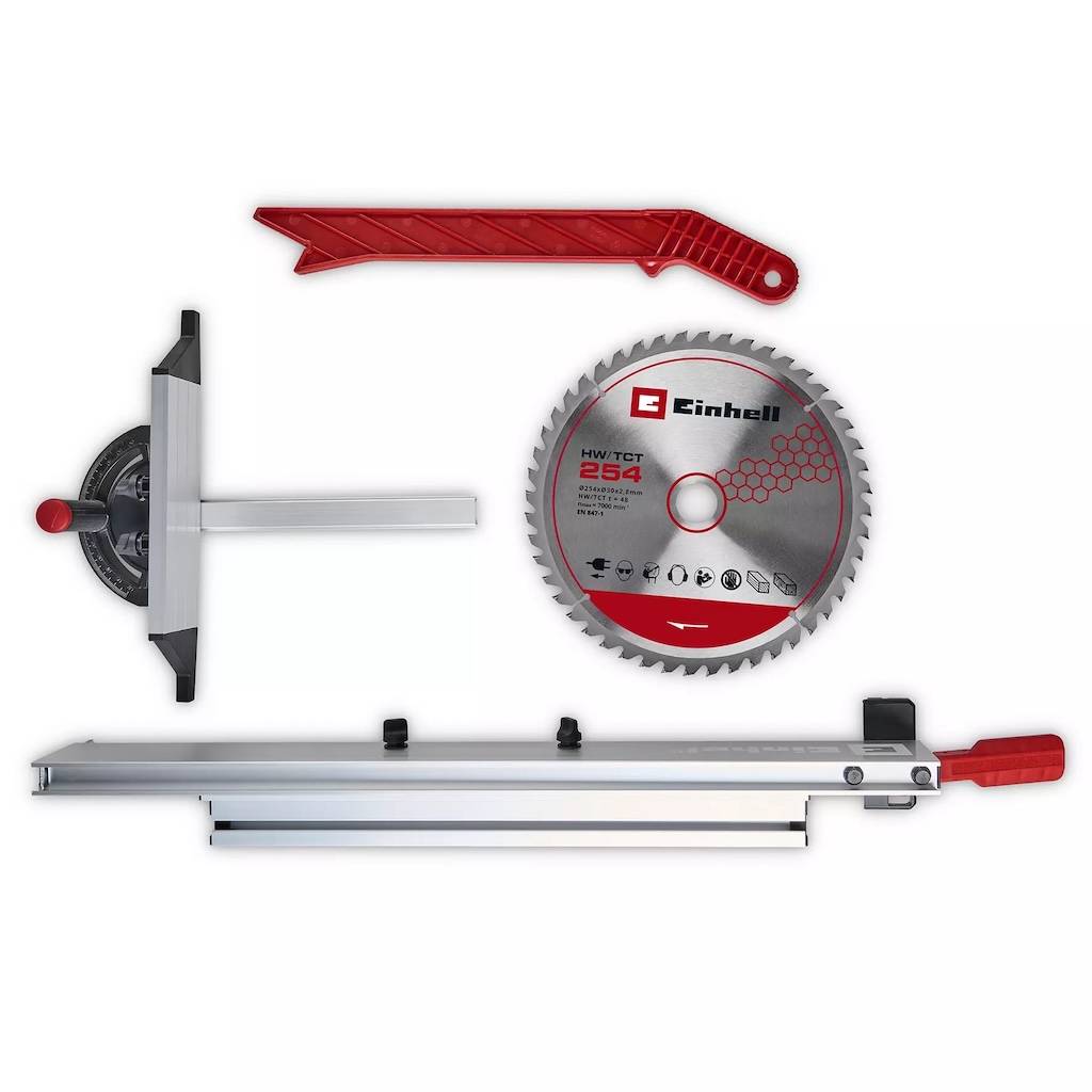 Einhell - Scie sur table – TE-TS 10 T – Ø 254 mm – 2000 W – Coupe 89 mm – Inclinaison 45° – Table extensible – Guide parallèle Einhell - Image 2