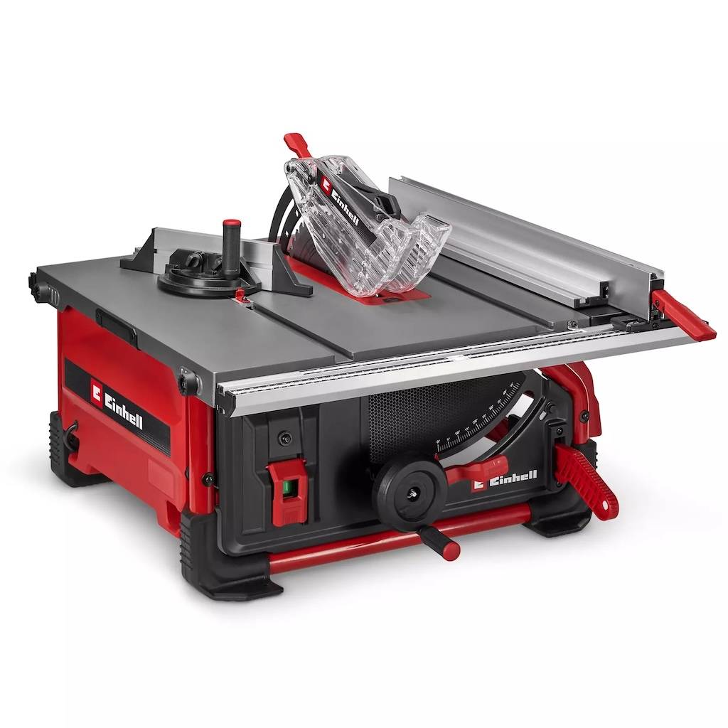Einhell - Scie sur table – TE-TS 10 T – Ø 254 mm – 2000 W – Coupe 89 mm – Inclinaison 45° – Table extensible – Guide parallèle Einhell