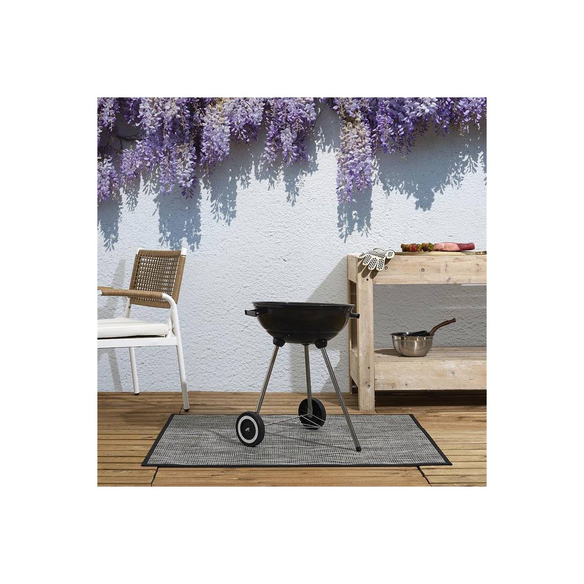 The Home Deco Factory - Tapis de Barbecue "Protect" 100x120cm Noir - Image 7