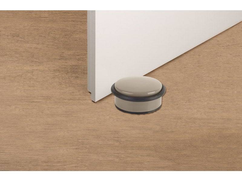 Suki - Bloque-porte amovible SUKI inox blanc L.  10.5 x H. 4.5 x L.  10.5 cm - Image 2
