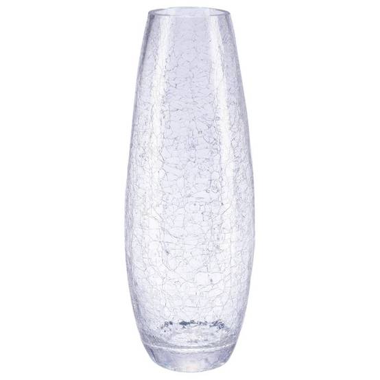 Atmosphera - Vase bombé verre craquelé H40cm - Atmosphera Créateur d'intérieur - Image 3