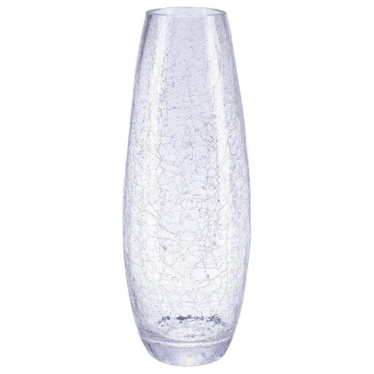 Atmosphera - Vase bombé verre craquelé H40cm - Atmosphera Créateur d'intérieur - Image 3