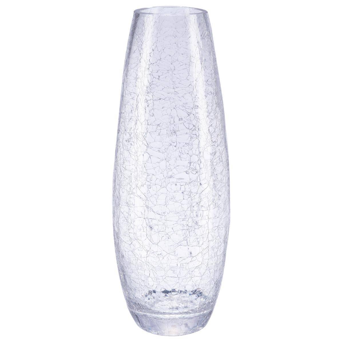 Atmosphera - Vase bombé verre craquelé H40cm - Atmosphera Créateur d'intérieur - Image 1