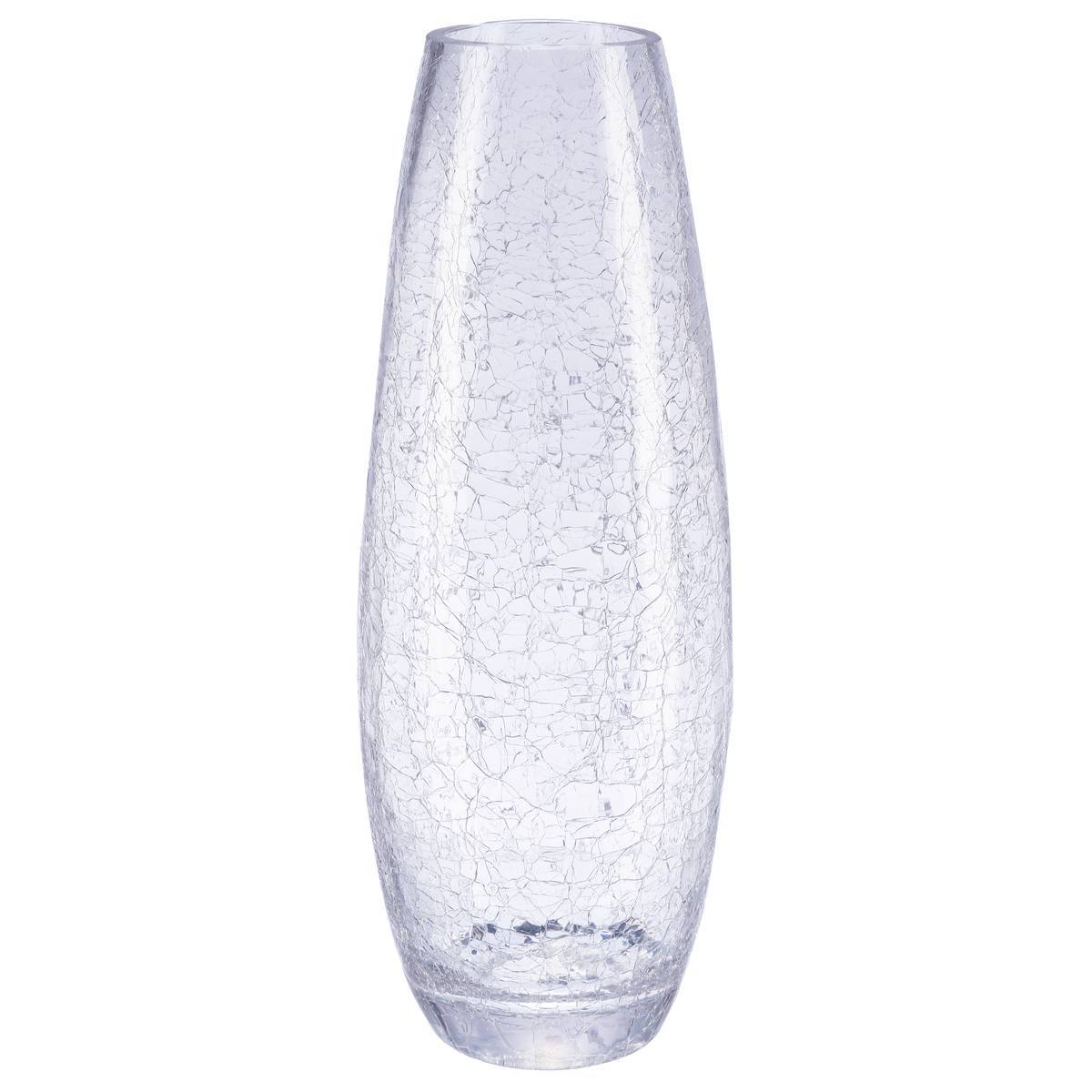 Atmosphera - Vase bombé verre craquelé H40cm - Atmosphera Créateur d'intérieur - Image 2