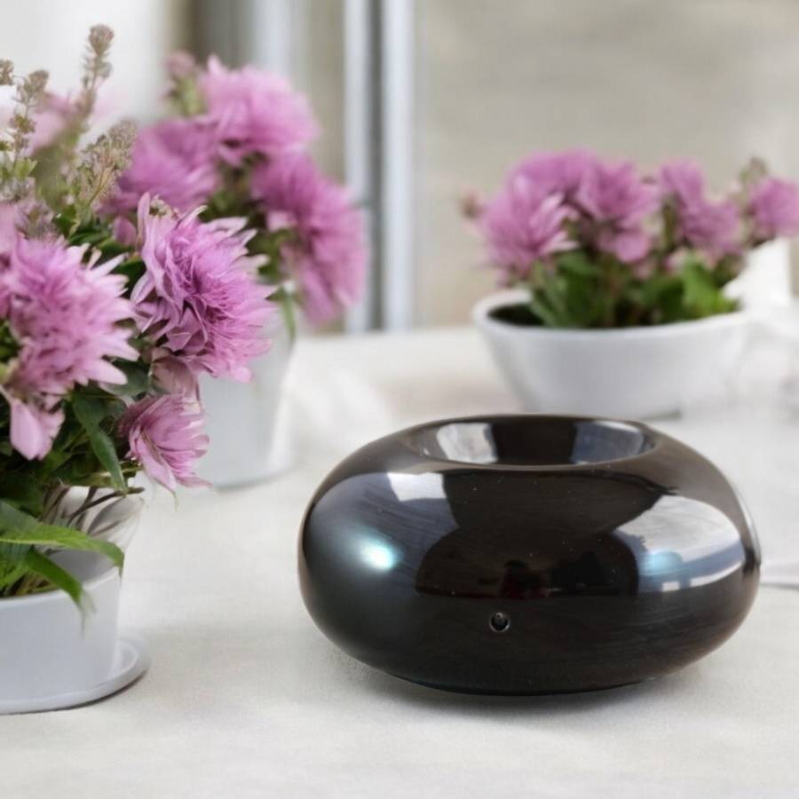 Zen'Arôme Diffuseur par Chaleur Douce Cérazen Noir - Brûleur Aromathérapie Discret - Adapté aux Huiles Essentielles - Silencieux - Image 6