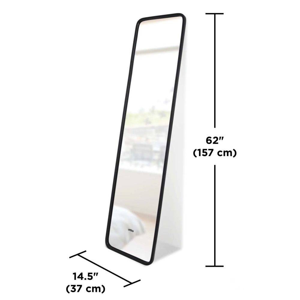Umbra - Miroir rectangulaire contour en caoutchouc mat Umbra - Imagen 3