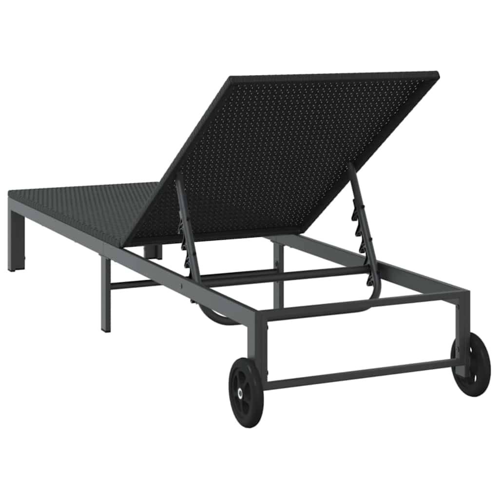 Vidaxl - Transat polyrotin Noir vidaXL 42004129 - Image 6