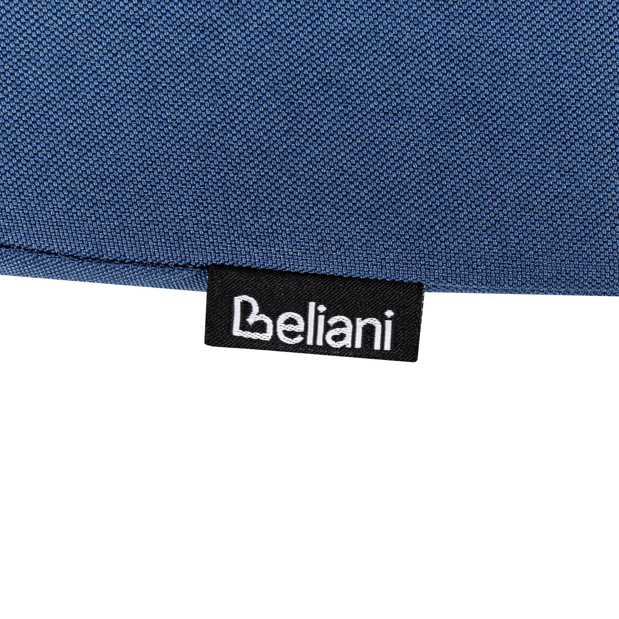 Beliani - Coussin d'assise d'extérieur Oléfine Bleu TUSCANIA - 157x34x5- Beliani - Image 9
