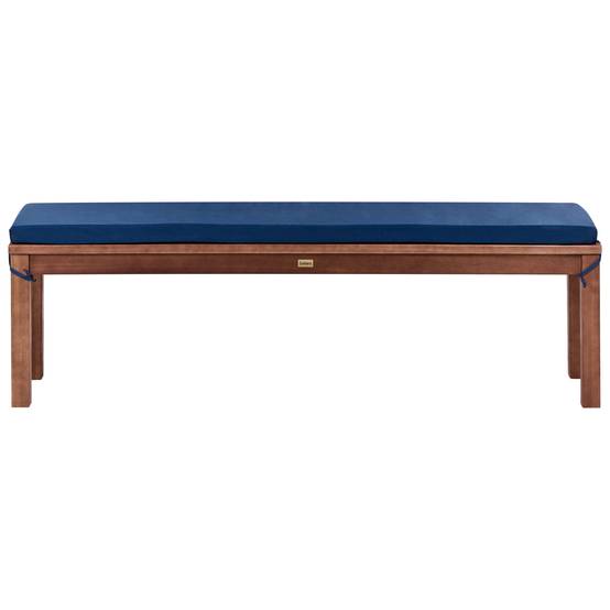 Beliani - Coussin d'assise d'extérieur Oléfine Bleu TUSCANIA - 157x34x5- Beliani - Image 4