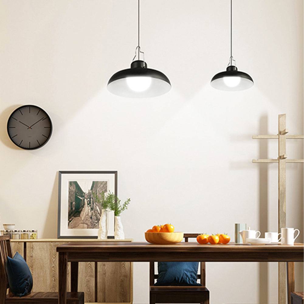 Lumisky - Suspension d'extérieur nomade solaire WAREN Noir Metal D18cm - Imagen 10