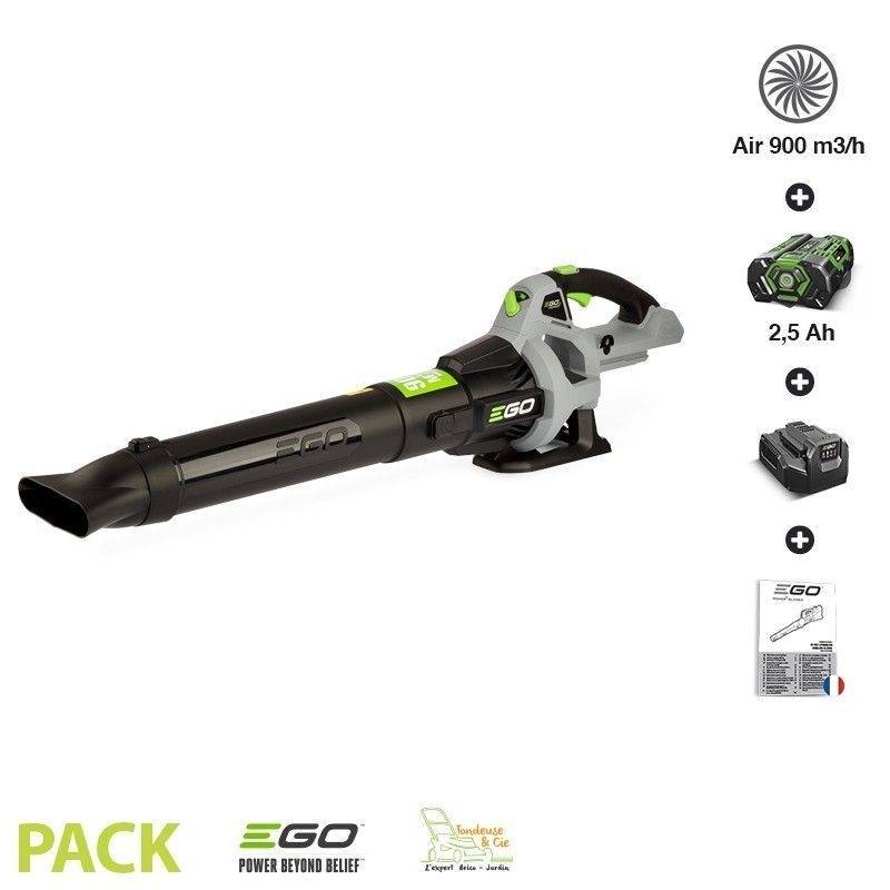 Ego Power + - Pack pour souffler les feuilles EGOPOWER LB5301E batterie 56v chargeur inclus volume d air 900m3 - Imagen 1